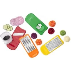 Set Completo Di Grattugie, Affettaverdure E Spiralatore Oxo Good Grips -Peroni Kitchen Negozio set completo di grattugie affettaverdura e spiralatore oxo good grips 2