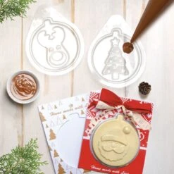CHRISTMAS CARDS - Cartoline Regalo Al Cioccolato Set 16 Pz Decora -Peroni Kitchen Negozio set home made christmas cards 16 pezzi 8