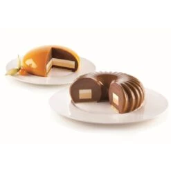 MULTI-INSERTO ROUND Stampo In Silicone Ø17,5/15/9,2cm H2,5cm Silikomart