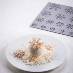 SNOWFLAKE GG065 Stampo In Silicone Per Decorazioni 24 Impronte Gourmand Pavoni