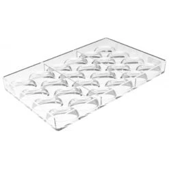 SOGNO P CH042 Stampo In Tritan Pralina Di Cioccolato 24 Impronte 4,6x2cm H1,4cm Silikomart -Peroni Kitchen Negozio sogno p ch042 stampo in tritan pralina di cioccolato silikomart 2