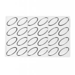 SOGNO P CH042 Stampo In Tritan Pralina Di Cioccolato 24 Impronte 4,6x2cm H1,4cm Silikomart -Peroni Kitchen Negozio sogno p ch042 stampo in tritan pralina di cioccolato silikomart 3