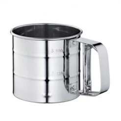 Setaccio Per Farina A Leva Manuale In Acciaio Inox Kuchenprofi