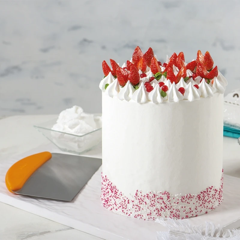 Spatola Decorativa Liscia In Acciaio 22,5x11cm Decora 3 Spatola Decorativa Liscia In Acciaio 22,5x11cm Decora - immagine 3