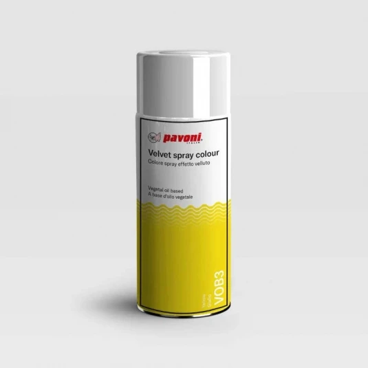 SPRAY EFFETTO VELLUTO Colorante A Base Di Olio Vegetale Giallo 400ml VOB3 Pavoni 1 SPRAY EFFETTO VELLUTO Colorante A Base Di Olio Vegetale Giallo 400ml VOB3 Pavoni