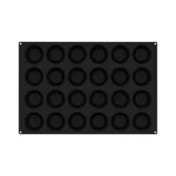 SQ092 CAPSULA Stampo In Silicone 24 Impronte Ø8cm H3,5cm Silikomart -Peroni Kitchen Negozio sq092 capsula stampo in silicone silikomart 3