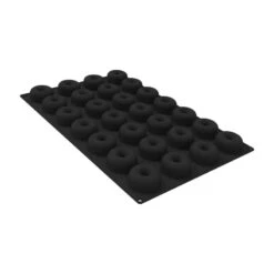 SQ094 MID DONUTS Stampo In Silicone 28 Impronte Ø7cm H3,2cm 60x40 Silikomart -Peroni Kitchen Negozio sq094 mid donuts stampo in silicone silikomart 2