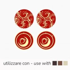 Stampi Termoformati Serigrafati Con Motivo Natalizio Per Cioccolato - 120 Semisfere Pavoni