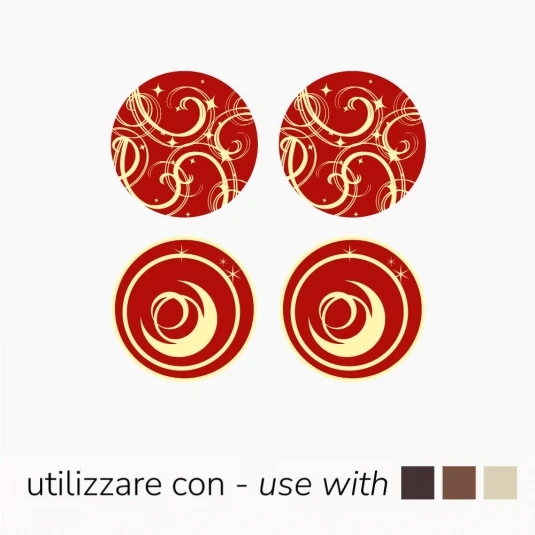 Stampi Termoformati Serigrafati Con Motivo Natalizio Per Cioccolato - 120 Semisfere Pavoni 1 Stampi Termoformati Serigrafati Con Motivo Natalizio Per Cioccolato - 120 Semisfere Pavoni