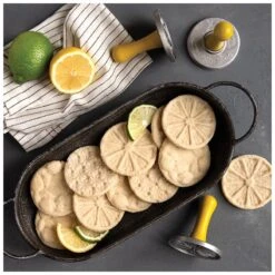 Timbri Biscotti CITRUS 3pz Ø7cm NW01265 Nordic Ware -Peroni Kitchen Negozio stampini per biscotti citrus 2