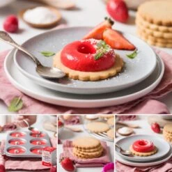 DONUTS Stampo In Acciaio Antiaderente 6 Impronte Ø7,5cm H2,3cm Decora -Peroni Kitchen Negozio stampo 6 ciambelle o 75 cm antiaderente 2