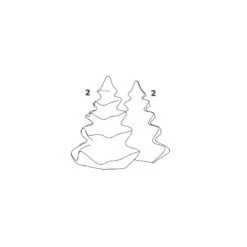 ALBERO TUTU KT164 Stampo Termoformato Per Cioccolato Kit 2 Alberi Di Natale 320gr Pavoni -Peroni Kitchen Negozio stampo albero tutu 2