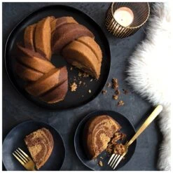 Stampo ANNIVERSARY BRAIDED BUNDT PAN Ø27cm H10,1cm NW95577 12 Cups Nordic Ware -Peroni Kitchen Negozio stampo anniversary braided bundt pan nw95577 nordic ware 7
