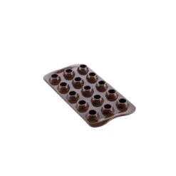 CHOCO SPIRAL Stampo In Silicone Cioccolatini Ovetto 15 Impronte Silikomart -Peroni Kitchen Negozio stampo cioccolatini choco spiral 2