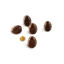 CHOCO SPIRAL Stampo In Silicone Cioccolatini Ovetto 15 Impronte Silikomart
