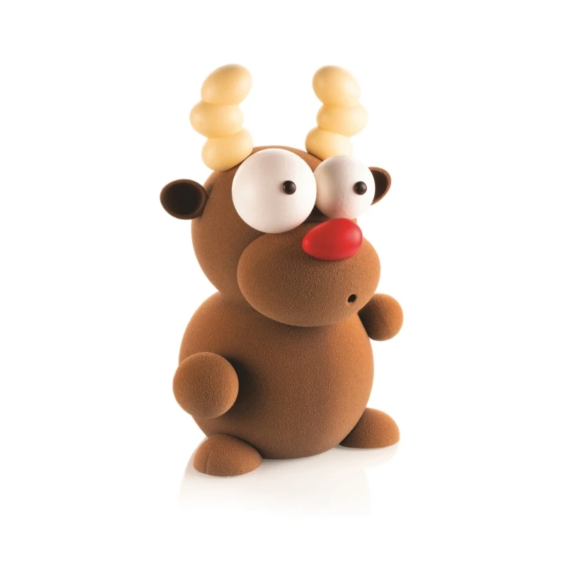 RUDOLF Stampo Termoformato Per Cioccolato Kit 5 Pz X 1 Renna Silikomart 8 RUDOLF Stampo Termoformato Per Cioccolato Kit 5 Pz X 1 Renna Silikomart - immagine 8