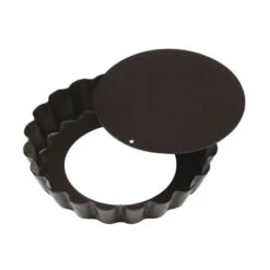 Tartelletta Rotonda Ø12cm H2cm Stampo Antiaderente C/fondo Mobile Paderno