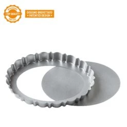 Stampo Crostata Ovale In Metallo Antiaderente 29x20cm H3cm Fondo Mobile Design Tart Decora -Peroni Kitchen Negozio stampo crostata ovale in metallo antiaderente 29x20cm h3cm fondo mobile design tar decora 2