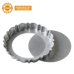 Stampo Crostata Rotonda In Metallo Antiaderente Ø30cm H3cm Fondo Mobile Design Tart Decora -Peroni Kitchen Negozio stampo crostata rotonda in metallo antiaderente 30cm h3cm fondo mobile design tart decora 2