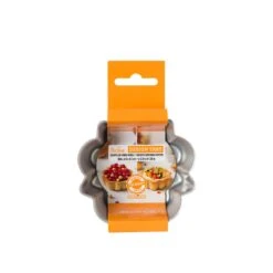 Stampo Crostata Rotonda In Metallo Antiaderente Ø8cm H3cm Fondo Mobile Design Tart Decora