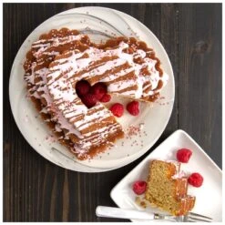 Stampo TIERED HEART BUNDT PAN 26,4x24,3cm H11,4cm NW89937 Nordic Ware -Peroni Kitchen Negozio stampo cuore a piani nordic ware 5