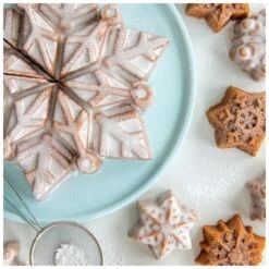 Stampo FROZEN 2 SNOWFLAKE CAKE PAN Ø27,9cm H5,7cm NW88242 Nordic Ware -Peroni Kitchen Negozio stampo disney frozen 2 fiocco di neve 2