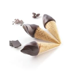 FIAMMA Stampo Gelato In Silicone 26 Impronte Ø3cm H3,5cm + Vassoio Silikomart