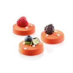 SQ050 FLORENTINES Stampo In Silicone 70 Impronte Ø4,5cm H1cm 60x40 Silikomart