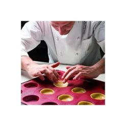 FORMASIL 60x40 FF10 Stampo In Silicone Microforato 8 Impronte Ø11/12cm H3cm Pavoni -Peroni Kitchen Negozio stampo formasil ff10 forme tonde 60x40 8 impronte 2