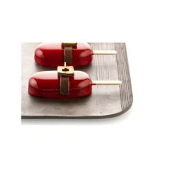 GEL01 CLASSIC Stampo Gelato In Silicone 2 Impronte 9,3x4,8cm H2,5cm - 2 Pz + 50 Stecche Silikomart -Peroni Kitchen Negozio stampo gelato classic 3