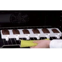 GEL04 TANGO Stampo Gelato In Silicone 6 Impronte 9,2x4,5cm H2,75cm - 2 Pz + 50 Stecchi + Vassoio Silikomart -Peroni Kitchen Negozio stampo gelato gel04 tango silikomart 5