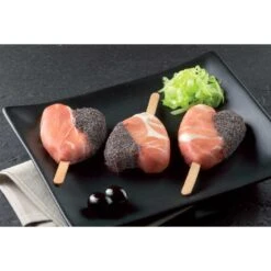 GEL03m MINI HEART IC Stampo Gelato In Silicone 6 Impronte 5,5x6,8cm H1,8cm - 2 Pz + 100 Stecche + 2 Vassoi Silikomart