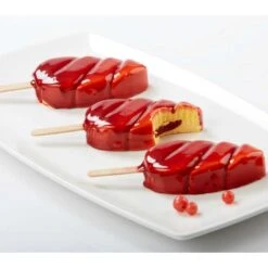 MALIBÙ PL01 Stampo Gelato In Silicone 3 Impronte 5,2x8,5cm + 50 Stecchi Pavogel Pavoni -Peroni Kitchen Negozio stampo gelato pavogel malibu pl01 50 stecchi 2