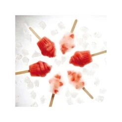 CUPCAKE PL09 Stampo Gelato In Silicone 3 Impronte 5x7cm + 50 Stecchi Pavogel Pavoni -Peroni Kitchen Negozio stampo gelato pavogel pocket cupcake pl09 50 stecchi 2