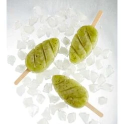 POCKET MALIBÙ PL06 Stampo Gelato In Silicone 4 Impronte 4x7,2cm + 50 Stecchi Pavogel Pavoni