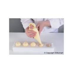 Mul3D 58 Stampo Gelato In Silicone 5 Impronte Ø5,8cm + Vassoio Silikomart -Peroni Kitchen Negozio stampo gelato professional sfere 58 5