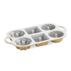 Stampo GEO BUNDTLETTE 36,5x21cm H4cm 6 Impronte NW91277 Nordic Ware -Peroni Kitchen Negozio stampo geo bundtlette nordic ware 3