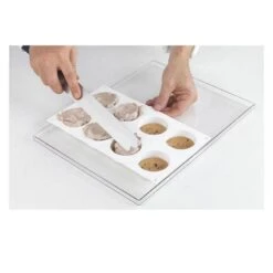 BISCO02M MINI DISCOTTO Stampo Gelato In Silicone 8 Impronte Ø6,3cm H2,2cm - 2 Pz + Vassoio Silikomart -Peroni Kitchen Negozio stampo in silicone bisco 02m mini discotto silikomart 3