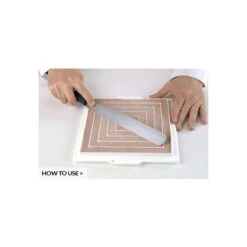 INSERT DECOR SQUARE Stampo In Silicone 4x4/26x26cm H1cm Silikomart -Peroni Kitchen Negozio stampo insert quadrato professional 2