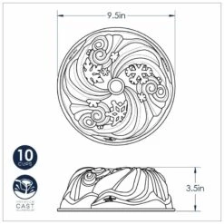 Stampo LET IN SNOW BUNDT PAN Ø24,10cm H8,9cm NW93648 Nordic Ware -Peroni Kitchen Negozio stampo let in snow bundt pan o2410cm h89cm nw93648 nordic ware 4