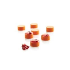 MICRO ROUND5 Stampo In Silicone 35 Impronte Ø2,4cm H1,2cm Silikomart