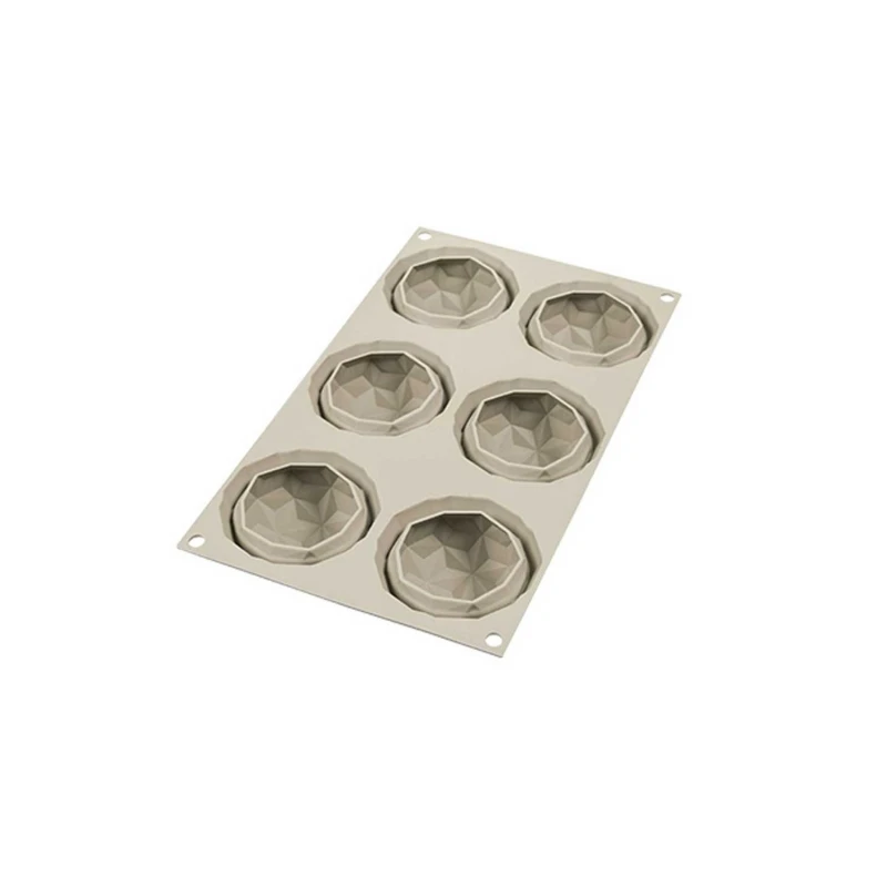 MINI GEMMA Stampo In Silicone 6 Impronte Ø6,8cm H4,2cm Silikomart 3 MINI GEMMA Stampo In Silicone 6 Impronte Ø6,8cm H4,2cm Silikomart - immagine 3