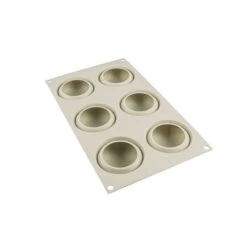 MINI GOCCIA Stampo In Silicone 6 Impronte Ø6,8cm H3,2cm Silikomart -Peroni Kitchen Negozio stampo mini goccia 3design 4