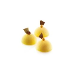 SQ015 MINI SEMISFERE Stampo In Silicone 96 Impronte Ø3,5cm H1,7cm 60x40 Silikomart