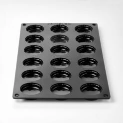 KIT MINI MACARON PX3227 Stampo In Silicone 18 Impronte Ø4cm H2,5cm 30ml Pavoflex Pavoni -Peroni Kitchen Negozio stampo mini macaron px3227 pavoni italia 3