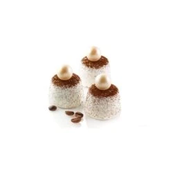 SQ007 MINI MUFFIN Stampo In Silicone 70 Impronte Ø4,5cm H3cm 60x40 Silikomart