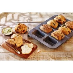 Stampo Mini Plumcake Antiaderente 8 Impronte 9x6cm Birkmann