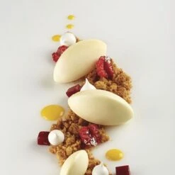 MINI QUENELLE PX072 Stampo In Silicone 100 Impronte 4,2x2cm H2cm Pavoflex 60x40 Pavoni