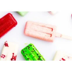 GEL10m MINI VINTAGE Stampo Gelato In Silicone 4 Impronte 3,7x7cm H1,8cm + 50 Stecchi Silikomart -Peroni Kitchen Negozio stampo mini vintage 3