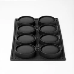 KIT MONO MACARON PX3228 Stampo In Silicone 8 Impronte Ø7cm H3,5cm 110ml Pavoflex Pavoni -Peroni Kitchen Negozio stampo mono macaron px3228 pavoni italia 2